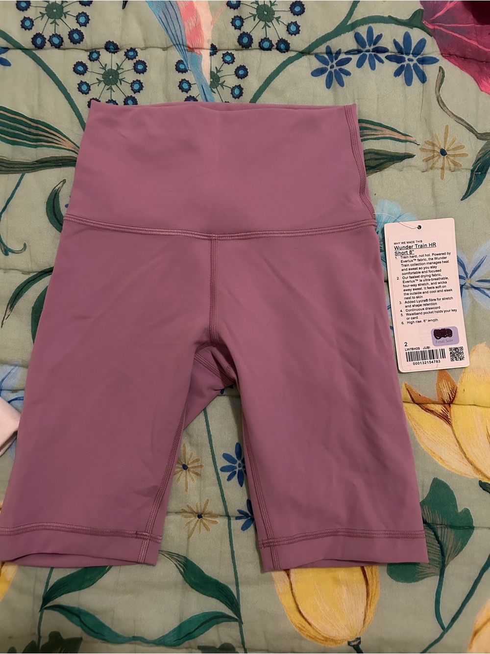 lululemon athletica Mauve High-Rise Bike Shorts